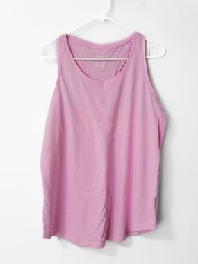 Tek Gear Pink Sleeveless Relaxed Tank Top Size XL